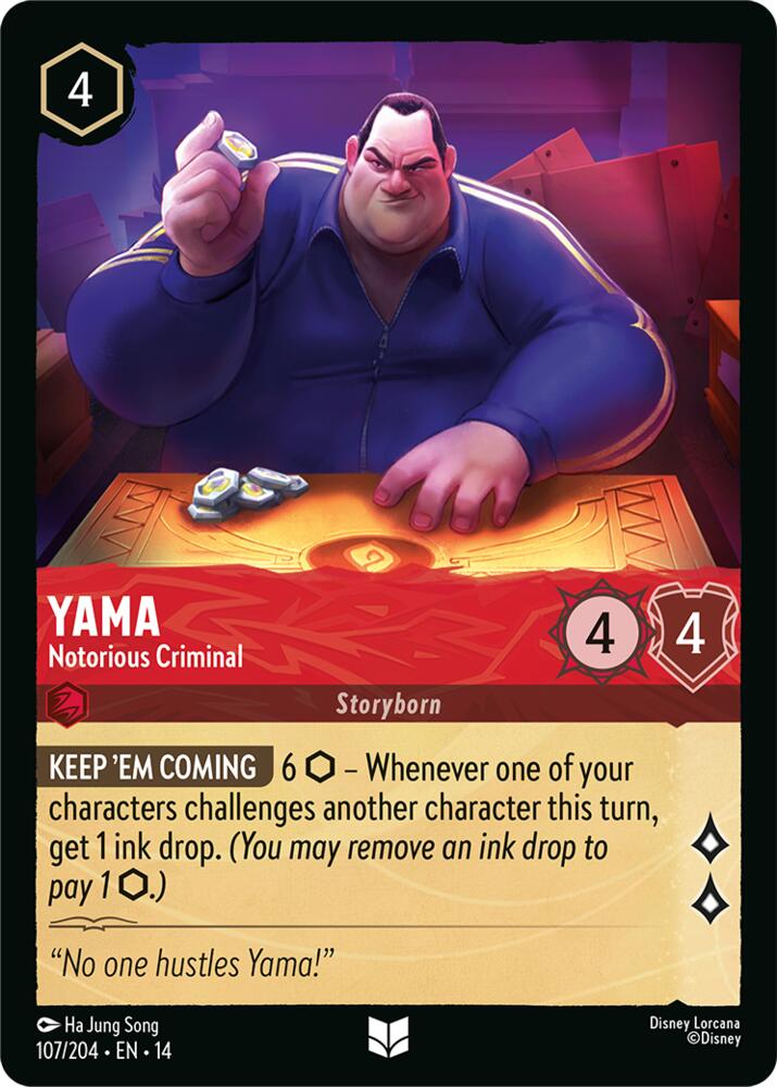 Yama, Notorious Criminal 107/204 (Hyperia City)  - Cold Foil