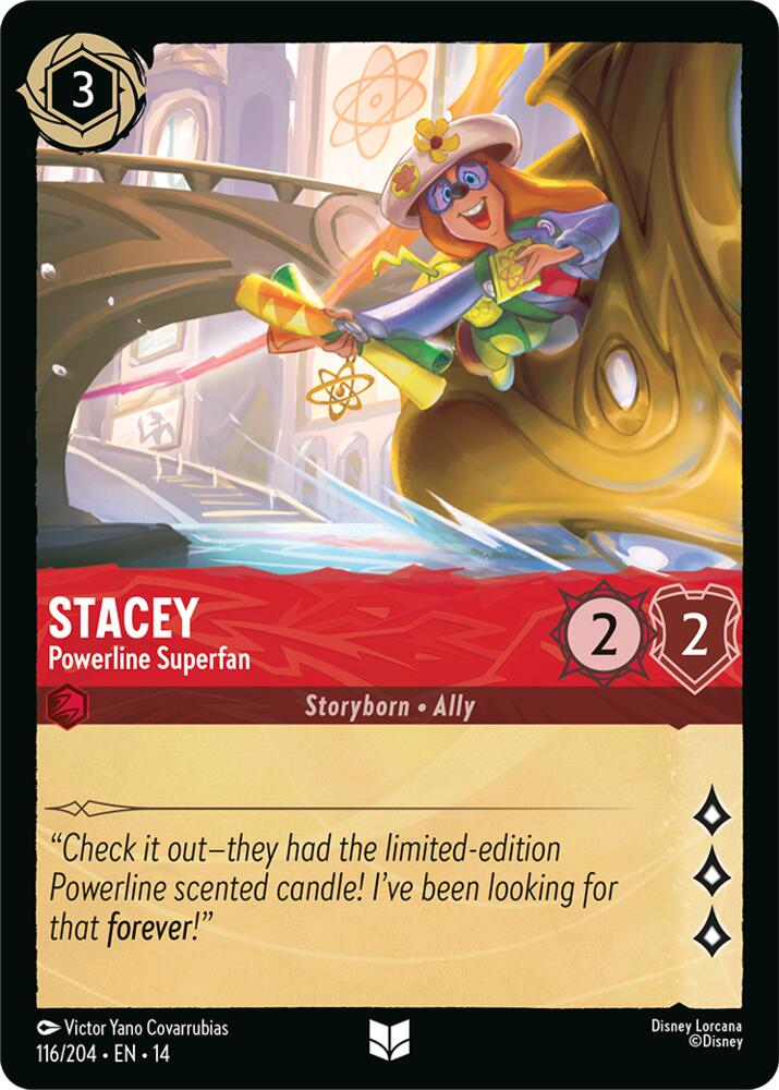 Stacey, Powerline Superfan 116/204 (Hyperia City) 
