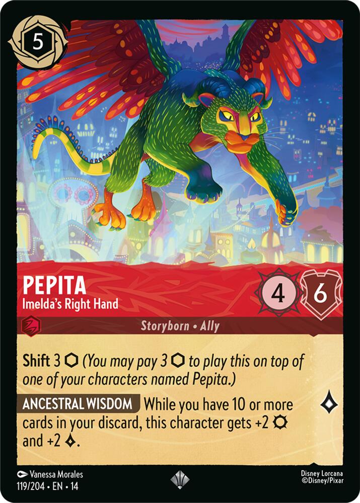 Pepita, Imelda's Right Hand 119/204 (Hyperia City)  - Cold Foil