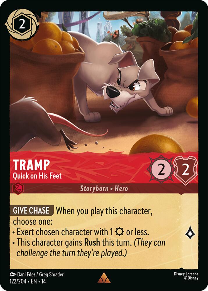 Tramp, Quick on His Feet 122/204 (Hyperia City) 