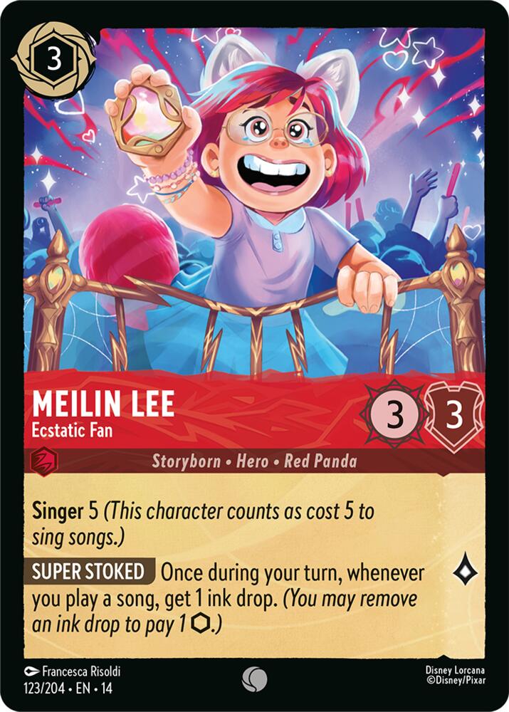 Meilin Lee, Ecstatic Fan 123/204 (Hyperia City) 