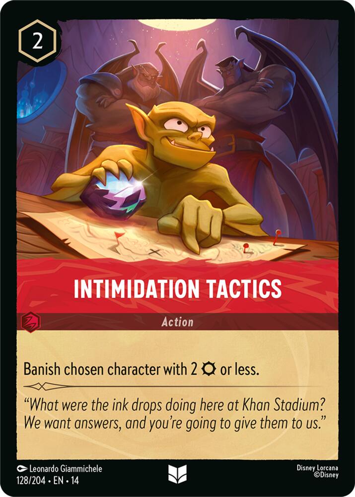 Intimidation Tactics 128/204 (Hyperia City)  - Cold Foil