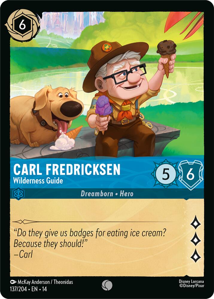 Carl Fredricksen, Wilderness Guide 137/204 (Hyperia City)  - Cold Foil