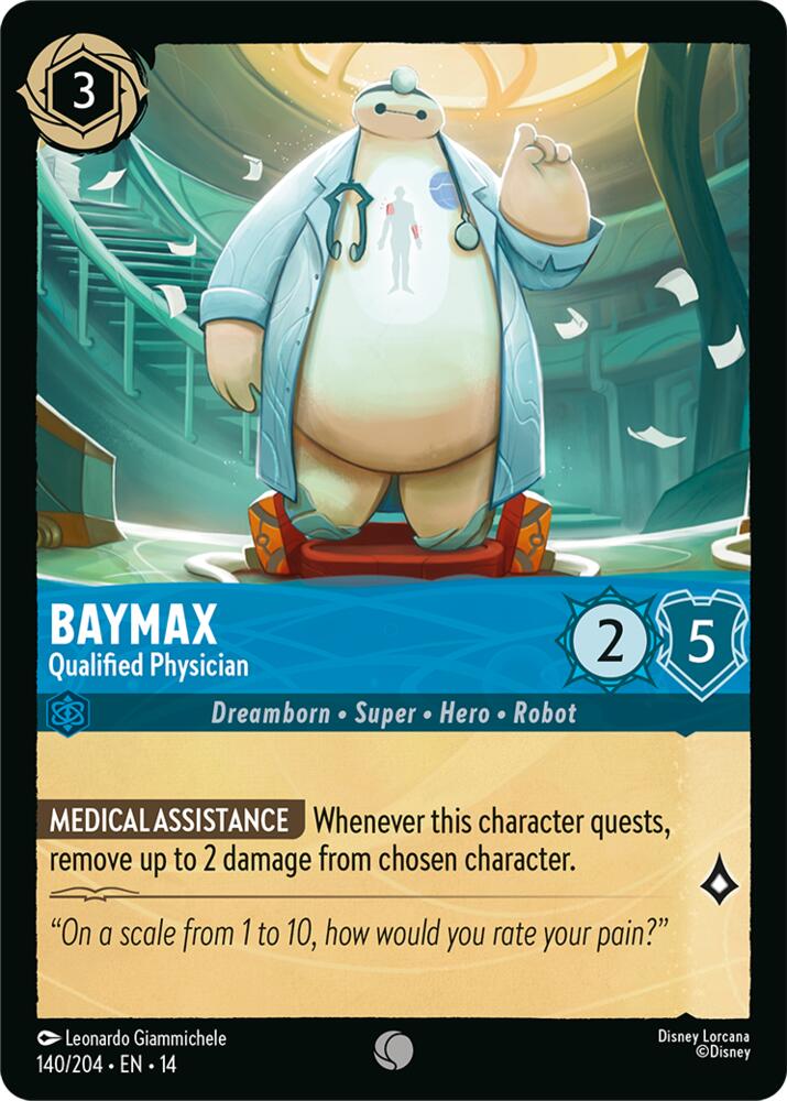 Baymax, Qualified Physician 140/204 (Hyperia City)  - Cold Foil