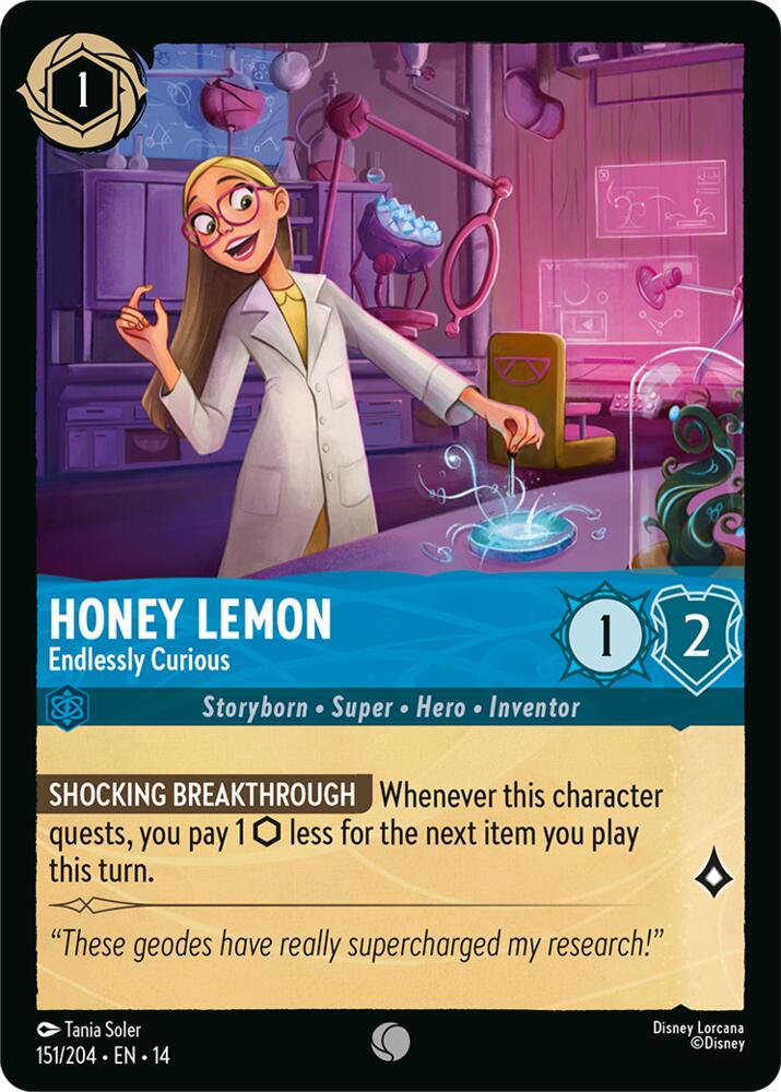 Honey Lemon, Endlessly Curious 151/204 (Hyperia City) 
