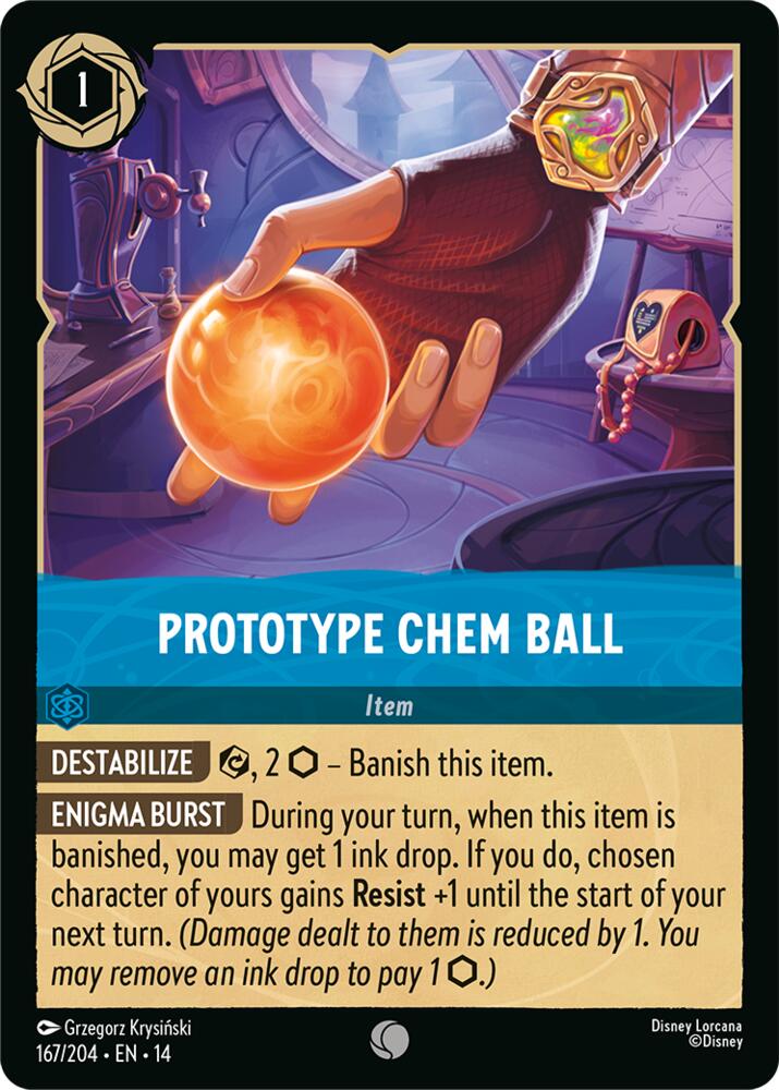 Prototype Chem Ball 167/204 (Hyperia City) 
