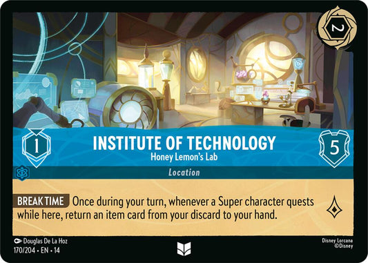 Institute of Technology, Honey Lemons Lab 170/204 (Hyperia City) 