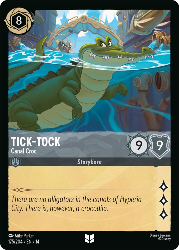 Tick-Tock, Canal Croc 175/204 (Hyperia City)  - Cold Foil