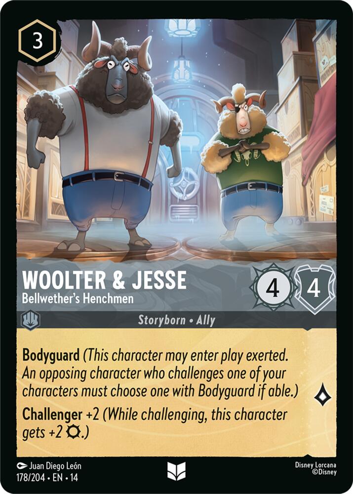 Woolter and Jesse, Bellwethers Henchmen 178/204 (Hyperia City)  - Cold Foil