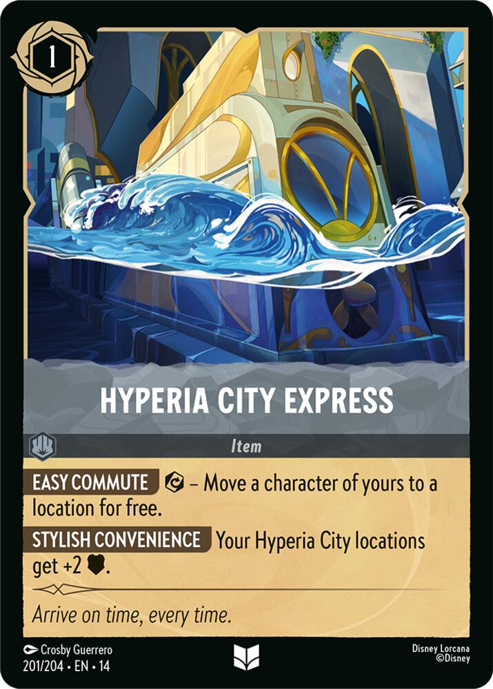 Hyperia City Express 201/204 (Hyperia City)  - Cold Foil