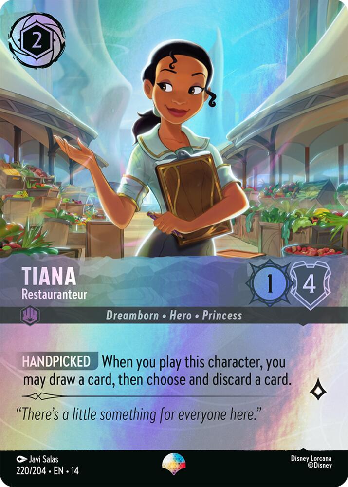 Tiana, Restauranteur 220/204 (Hyperia City)  - Rainbow Holofoil