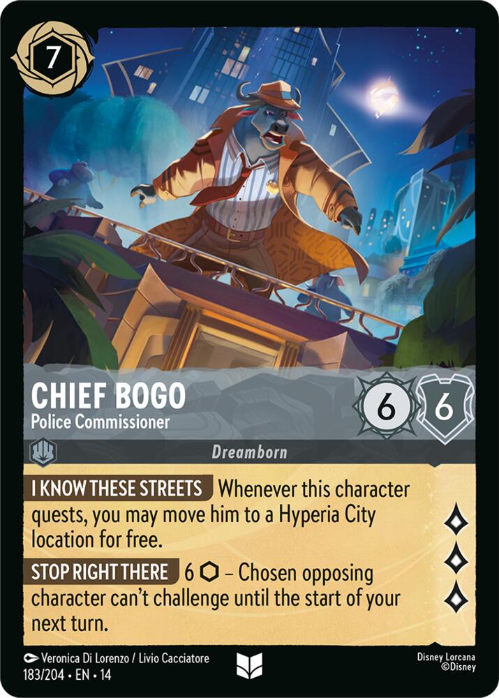 Chief Bogo, Police Commissioner 183/204 (Hyperia City) 