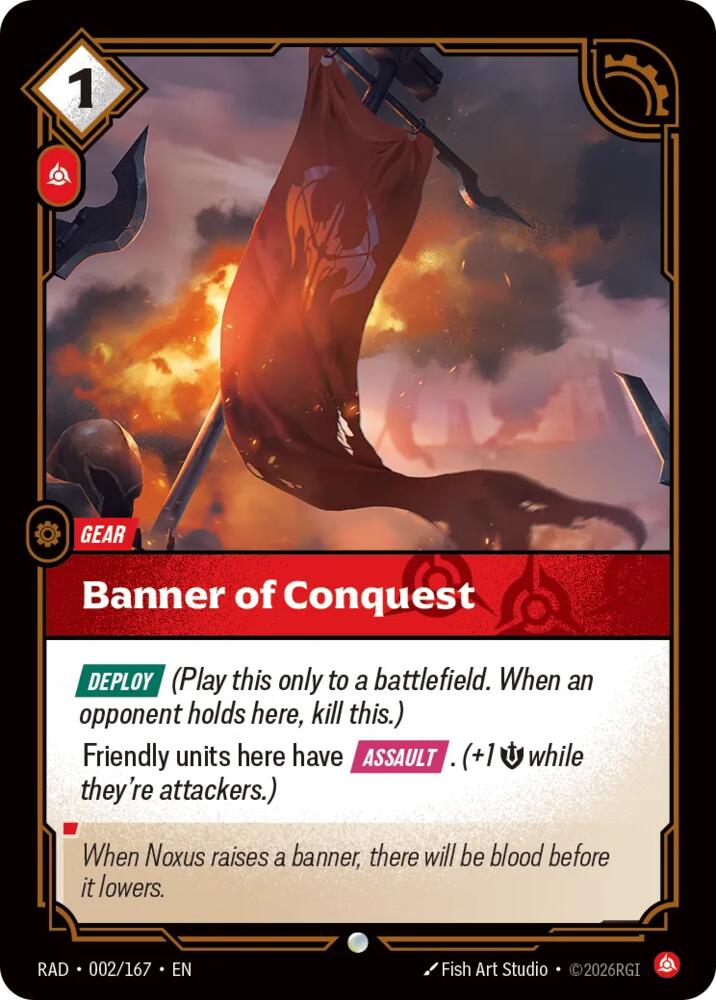 Banner of Conquest 002/167 (Radiance) 