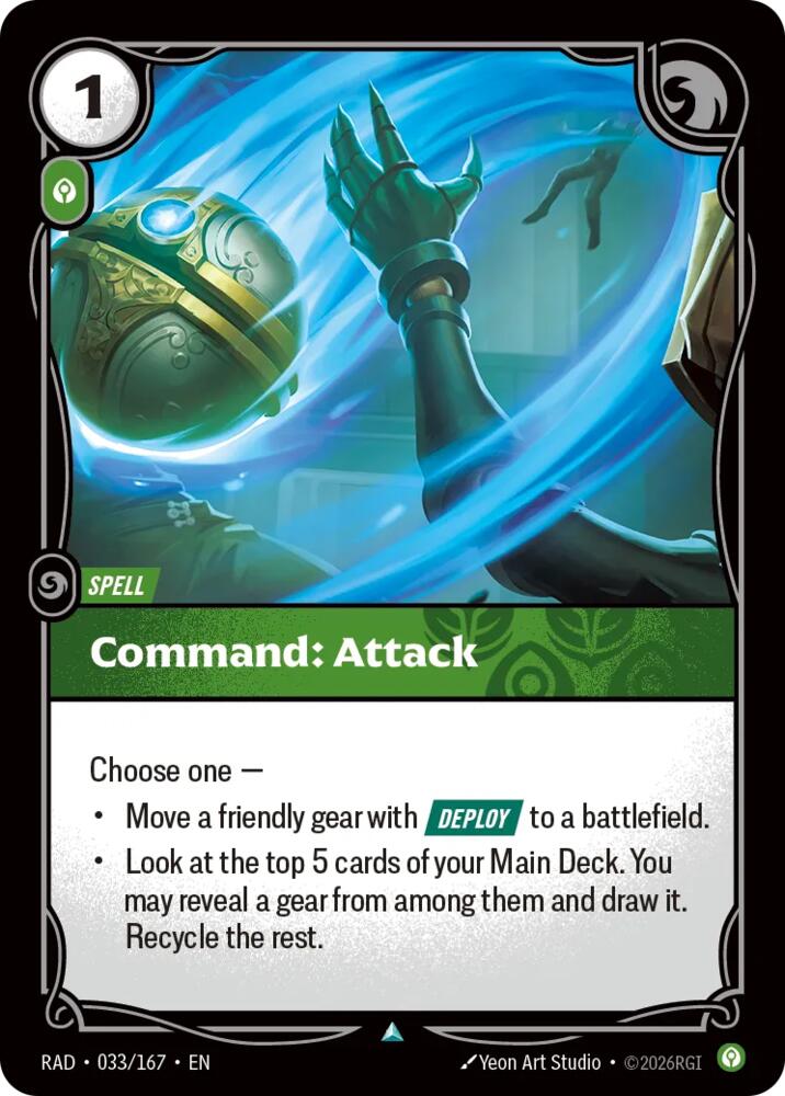 Command Attack 033/167 (Radiance) 