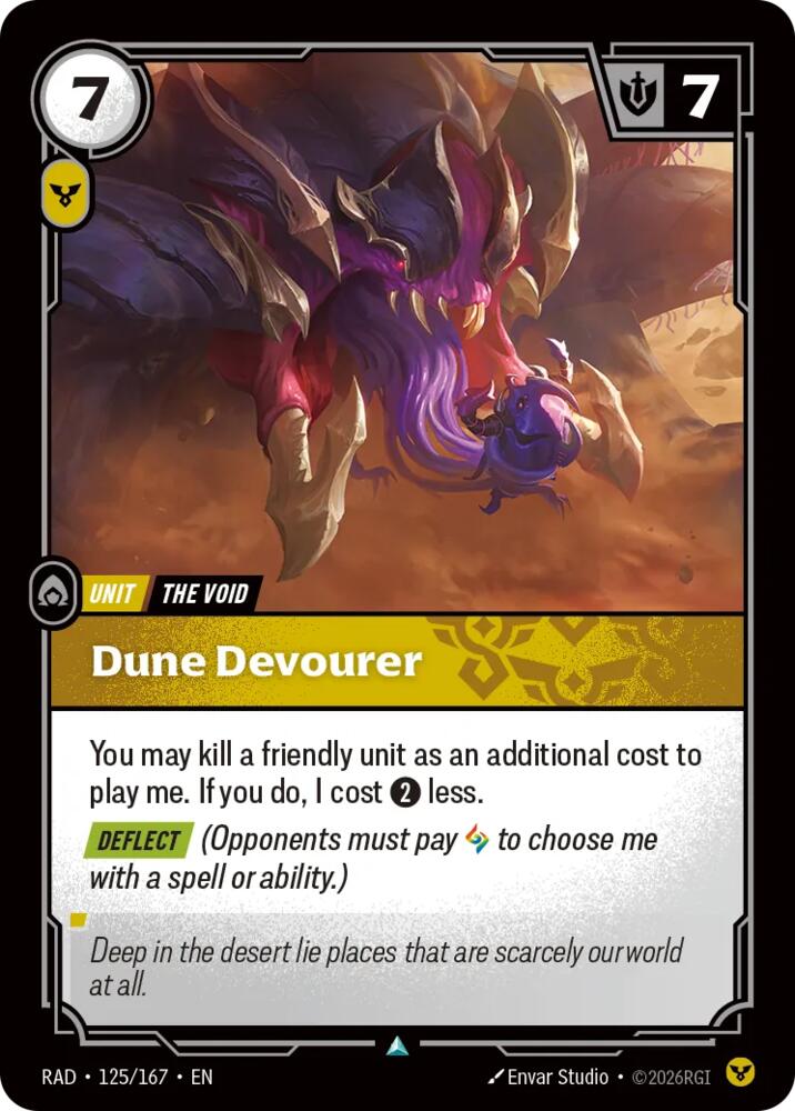 Dune Devourer 125/167 (Radiance) 