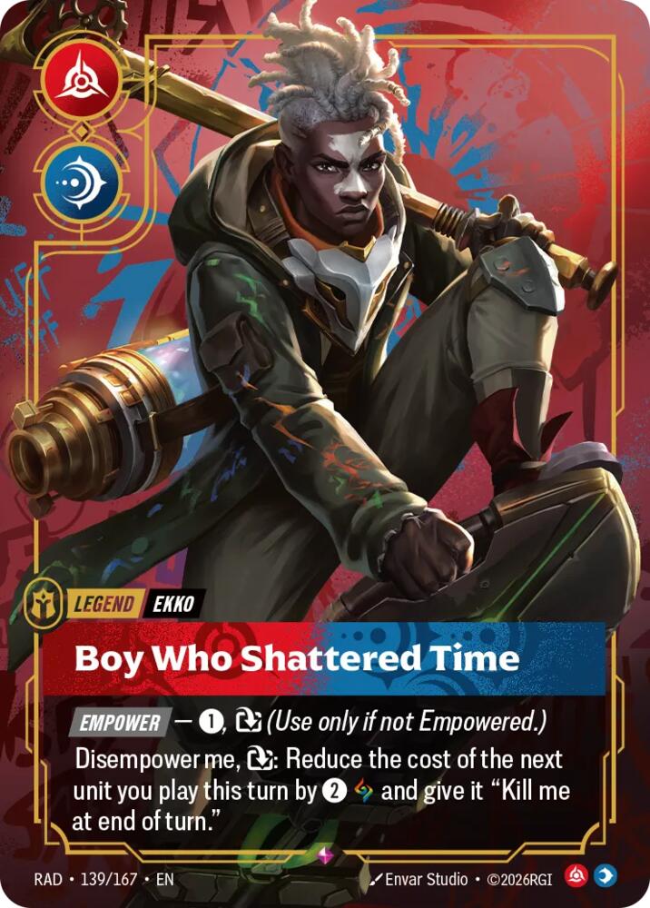 Ekko - Boy Who Shattered Time 139/167 (Radiance)  - Foil
