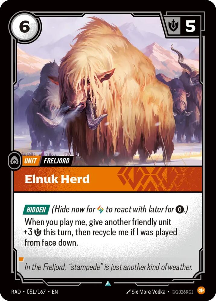 Elnuk Herd 081/167 (Radiance) 