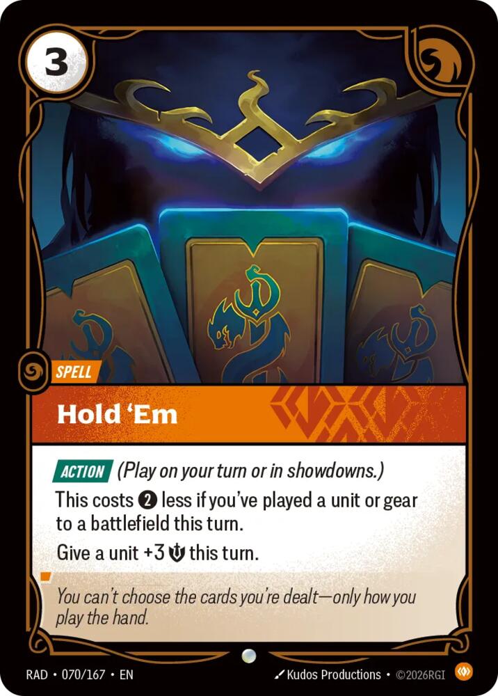 Hold 'Em 070/167 (Radiance) 