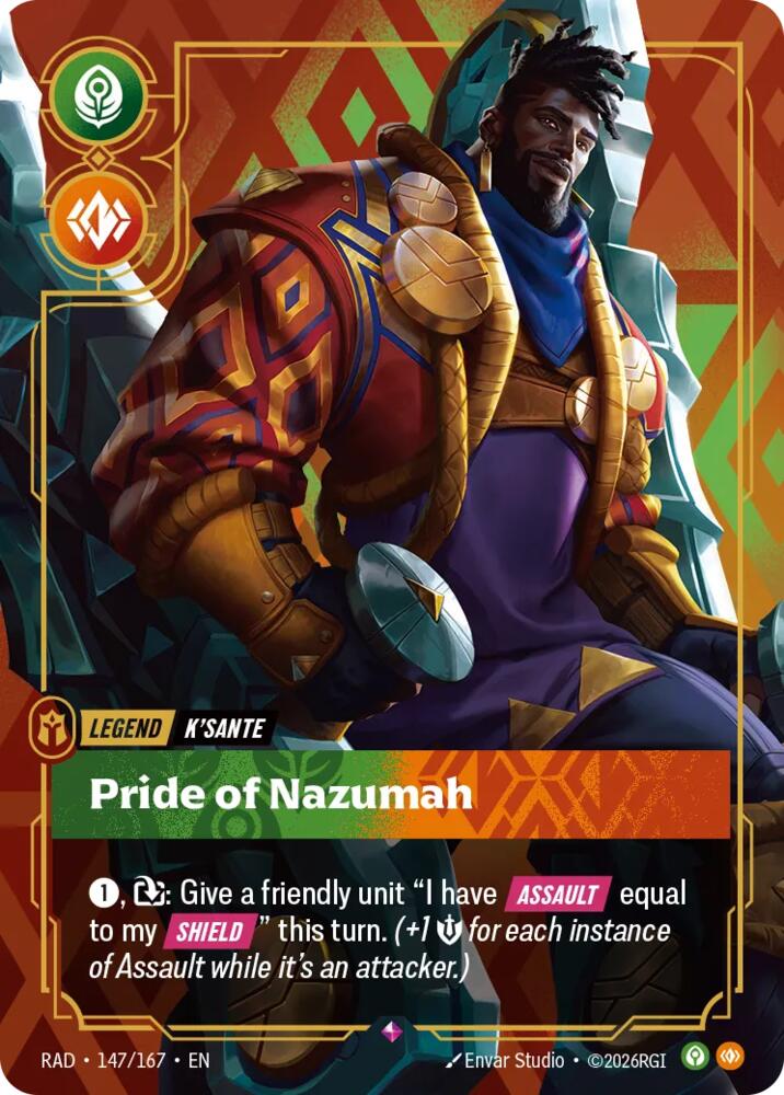 K'Sante - Pride of Nazumah 147/167 (Radiance)  - Foil