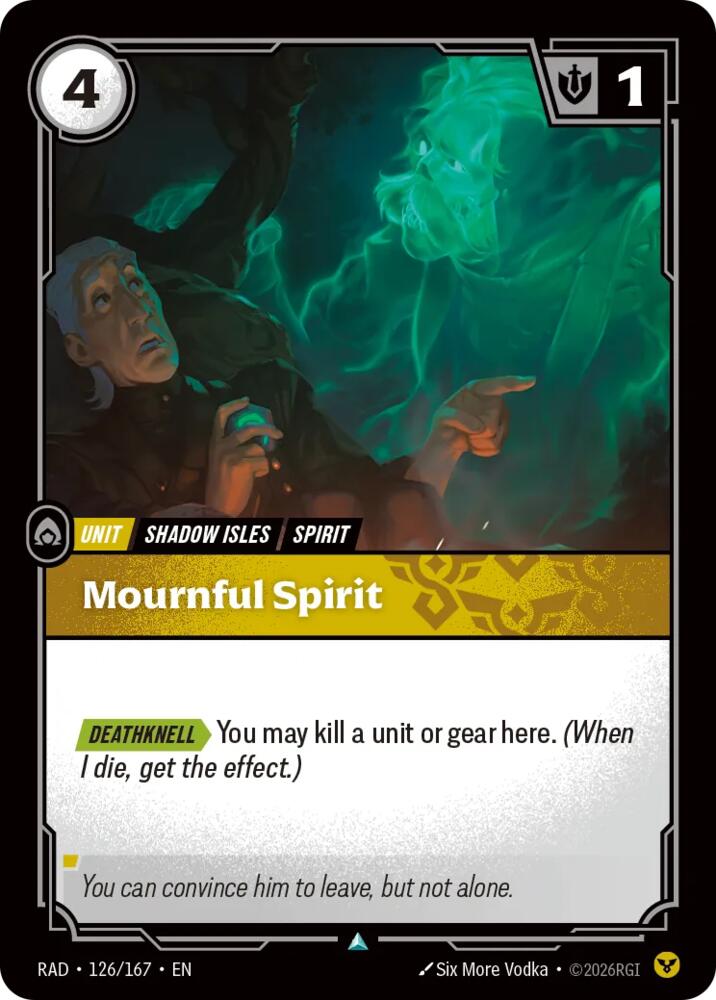 Mournful Spirit 126/167 (Radiance) 