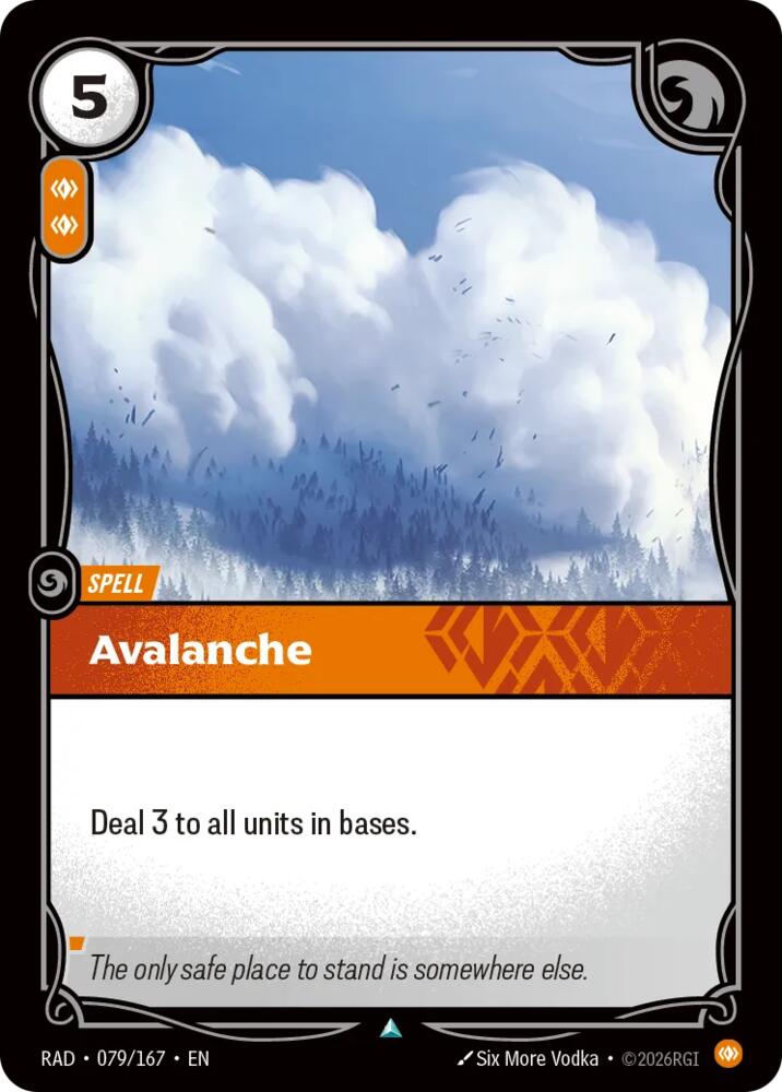 Avalanche 079/167 (Radiance) 