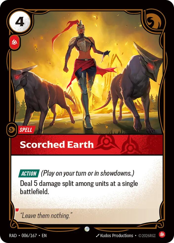 Scorched Earth 006/167 (Radiance) 