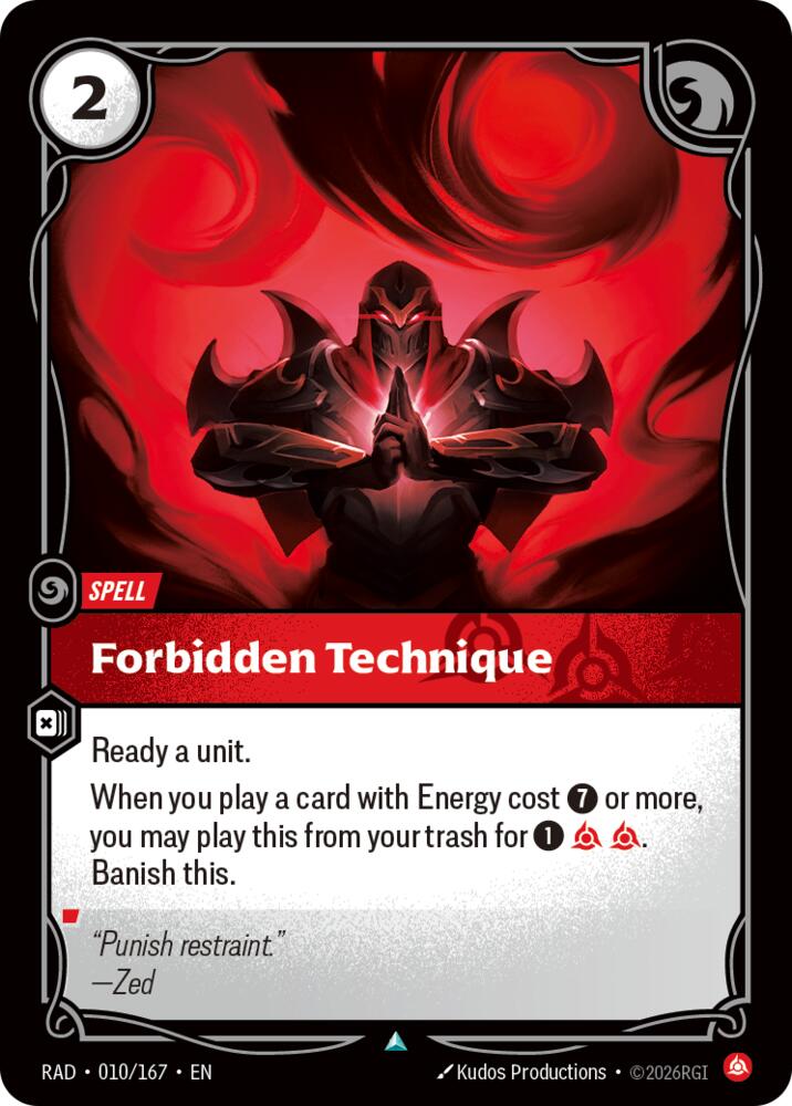 Forbidden Technique 010/167 (Radiance) 