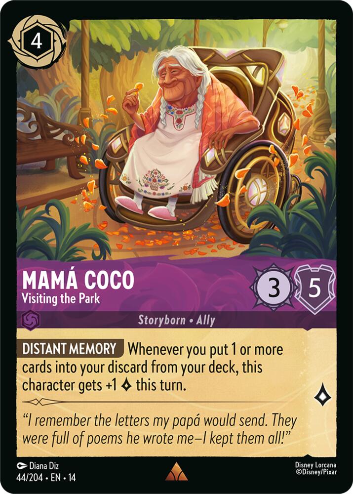 Mama Coco Visiting the Park 44/204 (Hyperia City)  - Cold Foil