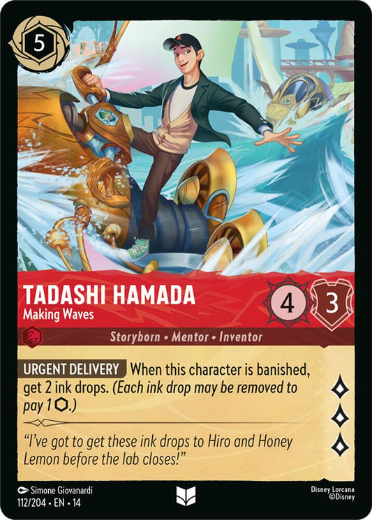 Tadashi Hamada Making Waves 112/204 (Hyperia City)  - Cold Foil