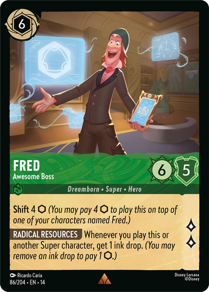 Fred Awesome Boss 86/204 (Hyperia City)  - Cold Foil