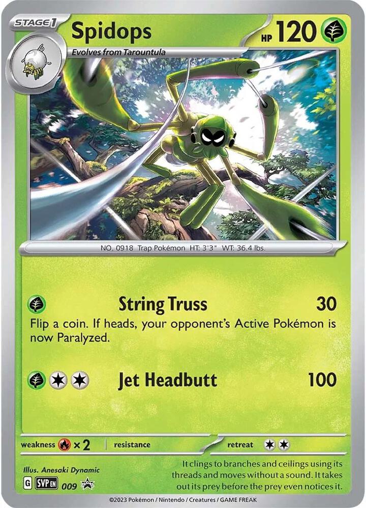 Spidops 009 (SV: Scarlet & Violet Promo Cards)  - Holofoil