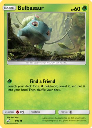 Bulbasaur (Holo Common) 001/18