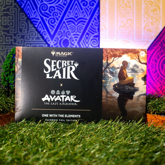 MTG Secret Lair x Avatar - One With The Elements Rainbow Foil Edition