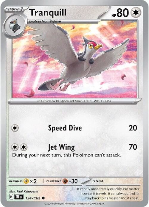 Tranquill 134/162 (SV05: Temporal Forces)  - Reverse Holofoil