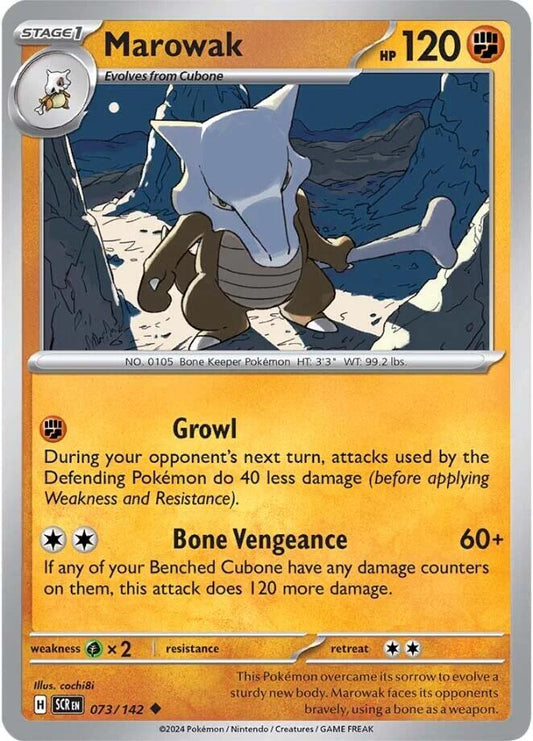 Marowak 073/142 (SV07: Stellar Crown) 