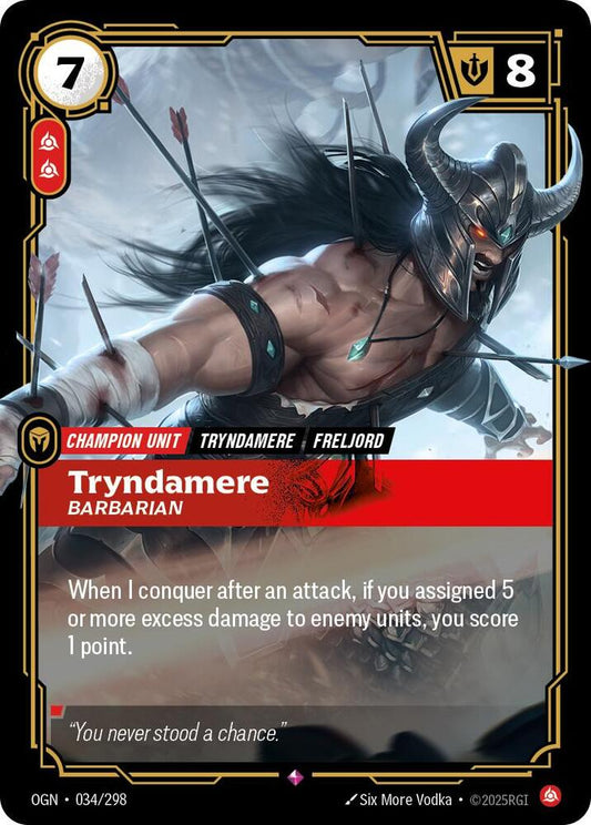 Tryndamere - Barbarian 034/298 (Origins)  - Foil