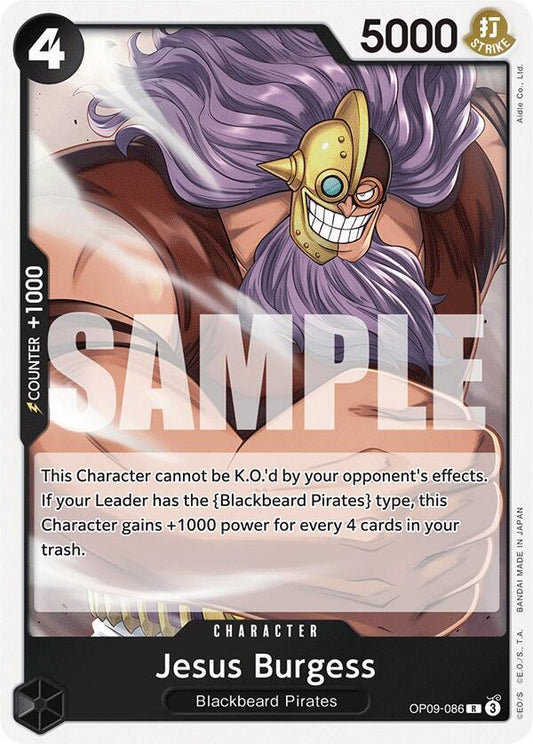 Jesus Burgess OP09-086 (Emperors in the New World)  - Foil