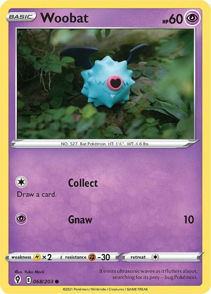 Woobat 068/203 (SWSH07: Evolving Skies) 