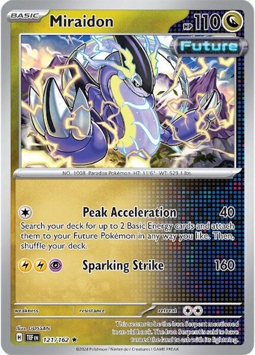 Miraidon 121/162 (SV05: Temporal Forces)  - Holofoil