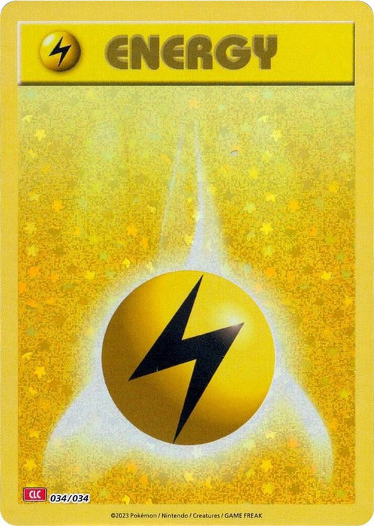 Basic Lightning Energy 034/034 (Trading Card Game Classic)  - Holofoil