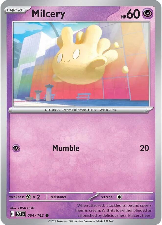 Milcery 064/142 (SV07: Stellar Crown) 