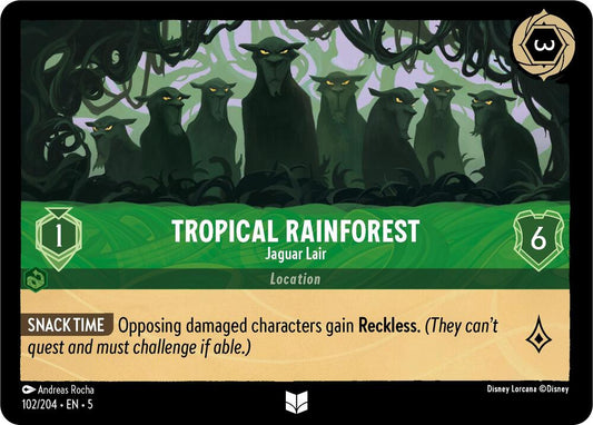 Tropical Rainforest Jaguar Lair 102/204 (Shimmering Skies) 