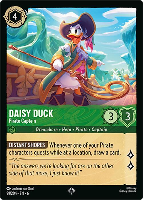 Daisy Duck Pirate Captain 81/204 (Azurite Sea) 