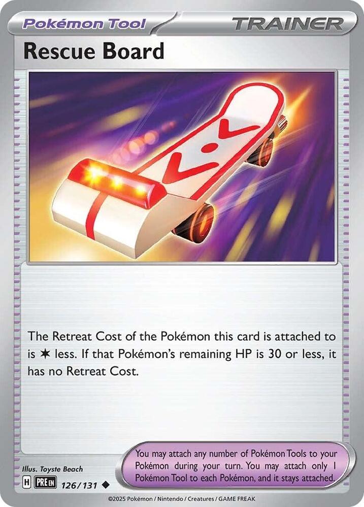 Rescue Board 126/131 (SV: Prismatic Evolutions) 