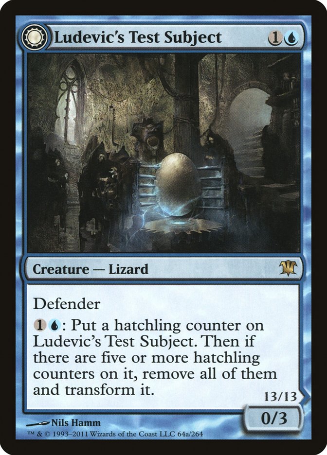 Ludevic's Test Subject // Ludevic's Abomination 64/264 (Innistrad)  - Foil