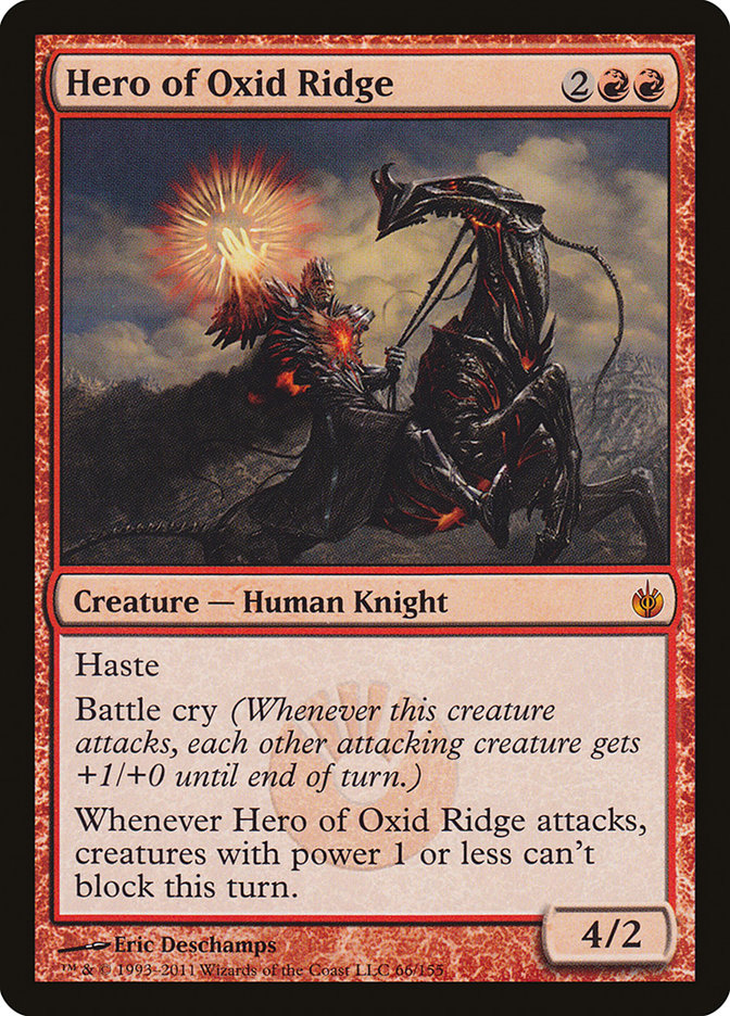 Hero of Oxid Ridge 66/155 (Mirrodin Besieged) 