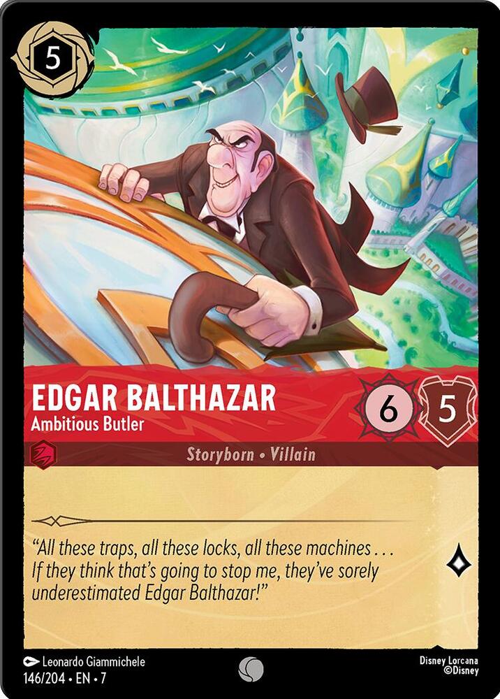 Edgar Balthazar, Ambitious Butler 146/204 (Archazia's Island) 