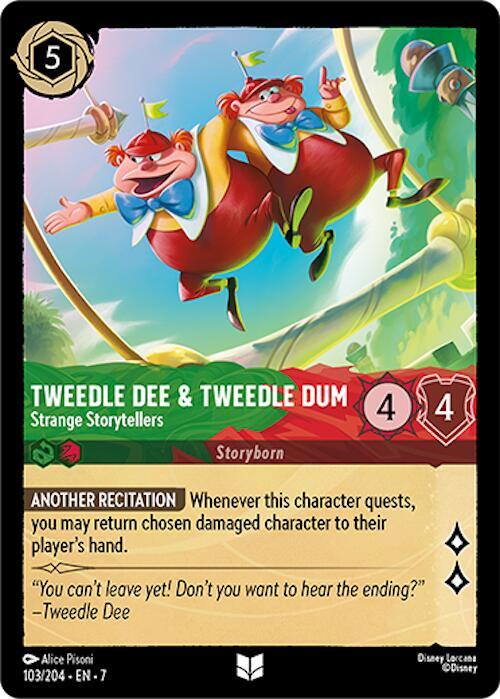 Tweedledee and Tweedledum, Strange Storytellers 103/204 (Archazia's Island) 