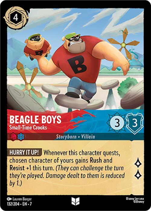Beagle Boys Small Time Crooks 132/204 (Archazia's Island) 