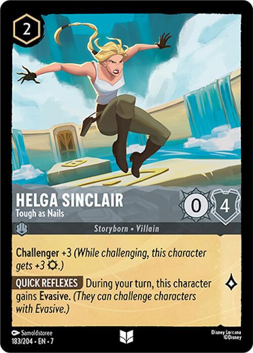 Helga Sinclair, Tough as Nails 183/204 (Archazia's Island)  - Cold Foil